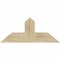 Ekena Millwork Portland Rough Sawn Timber Gable Bracket, Douglas Fir, 36"W x 15"H x 6"D x 6"F, 10/12 Pitch GBW036X15X0606POR00RDF - alternate 1